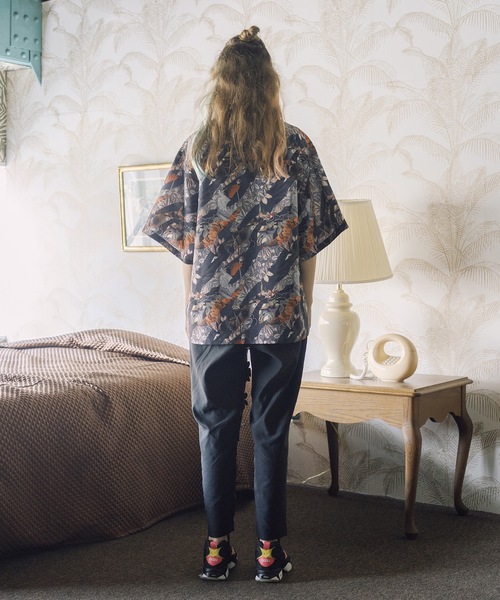 BEDSIDEDRAMA（ベットサイドドラマ）の「Arts & Crafts Aloha Shirt（シャツ/ブラウス・レディース・ブラック/グレー・1/2）」の9枚目の写真