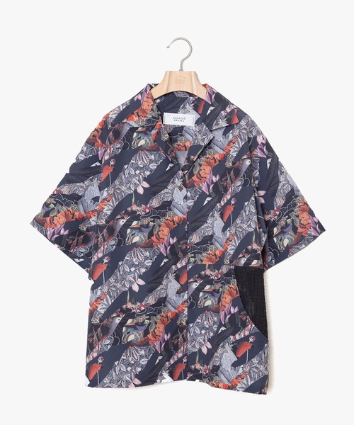 BEDSIDEDRAMA（ベットサイドドラマ）の「Arts & Crafts Aloha Shirt（シャツ/ブラウス・レディース・ブラック/グレー・1/2）」の13枚目の写真