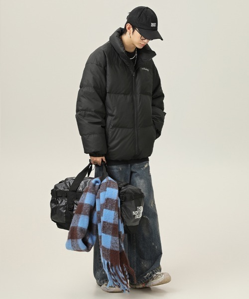 Ressaca(レサーカ)の「オーバーサイズワンポイントロゴダウンジャケット(ダウンジャケット/コート・メンズ・ブラック/カーキ/オフホワイト・M/L/XL)」の14枚目の写真