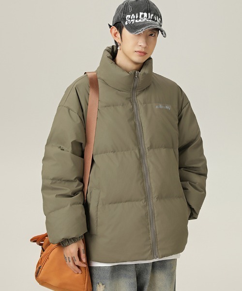 Ressaca(レサーカ)の「オーバーサイズワンポイントロゴダウンジャケット(ダウンジャケット/コート・メンズ・ブラック/カーキ/オフホワイト・M/L/XL)」の18枚目の写真