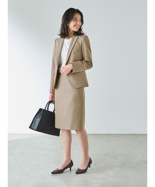 極美品✨ 23区 ウォッシャブル スーツ スカート セットアップ 44 15号 セットアップ対応】トリアセダブルジョーゼット スカート / 23区