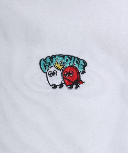 SITRY(シトリー)の「Ghost Sweat Hoodie/ゴースト オーバーサイズ 裏起毛 ワンポイント刺繍 バックプリント フルジップパーカー スウェット レディース メンズ(パーカー・メンズ・ホワイト/ブラック・M/L)」の7枚目の写真
