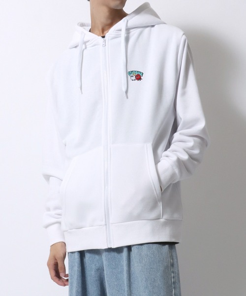 SITRY(シトリー)の「Ghost Sweat Hoodie/ゴースト オーバーサイズ 裏起毛 ワンポイント刺繍 バックプリント フルジップパーカー スウェット レディース メンズ(パーカー・メンズ・ホワイト/ブラック・M/L)」の22枚目の写真