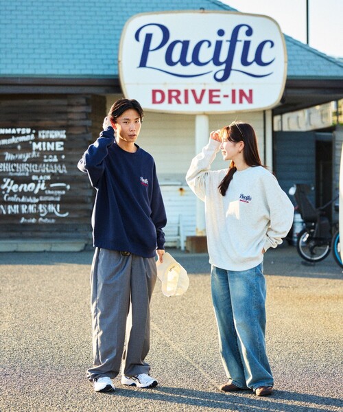 パシフィックドライブイン Pacific DRIVE IN スウェット コラボ FREAK'S STORE/Pacific DRIVE-IN×FREAK'S STORE パシフィック