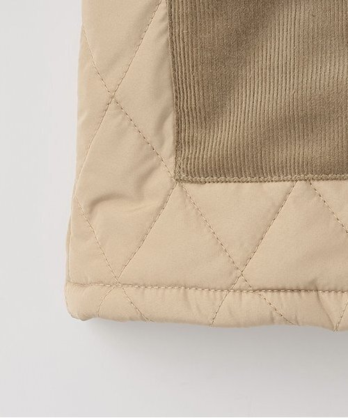 and D. petit main（アンドディープティマイン）の「キルトジャケット（ブルゾン・キッズ・ブラック/ダークグリーン/ベージュ/ネイビー・130cm/150cm/140cm/100cm/110cm/120cm）」の10枚目の写真