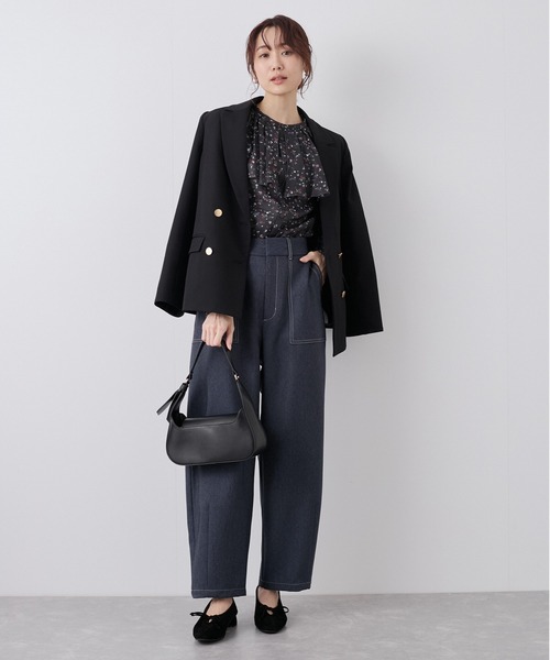 ROPE' PICNIC（ロペピクニック）の「【3サイズ展開】コクーンベイカーパンツ（その他パンツ・レディース・グレー/ネイビー・40/38/36）」の16枚目の写真