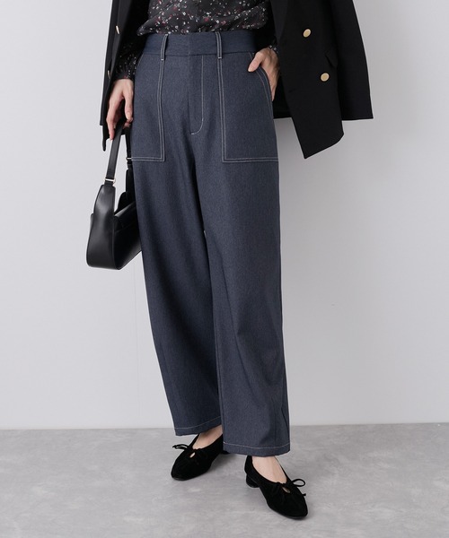 ROPE' PICNIC（ロペピクニック）の「【3サイズ展開】コクーンベイカーパンツ（その他パンツ・レディース・グレー/ネイビー・40/38/36）」の17枚目の写真