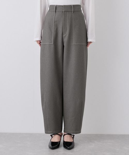 ROPE' PICNIC（ロペピクニック）の「【3サイズ展開】コクーンベイカーパンツ（その他パンツ・レディース・グレー/ネイビー・40/38/36）」の20枚目の写真