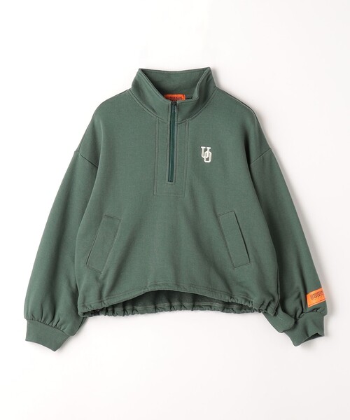 UNIVERSAL OVERALL（ユニバーサルオーバーオール）の「【別注】＜UNIVERSAL OVERALL＞TJ アノラックプルオーバー / キッズ  100cm-130cm（スウェット・キッズ・ダークグリーン/ワインレッド・S(120-130cm)/XS(100-110cm)）」の4枚目の写真