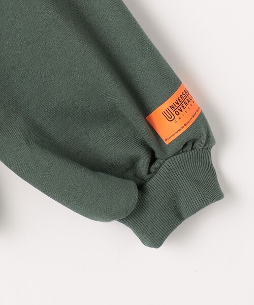 UNIVERSAL OVERALL（ユニバーサルオーバーオール）の「【別注】＜UNIVERSAL OVERALL＞TJ アノラックプルオーバー / キッズ  100cm-130cm（スウェット・キッズ・ダークグリーン/ワインレッド・S(120-130cm)/XS(100-110cm)）」の7枚目の写真