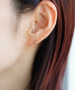 Web限定】K10YG ヌーディーダイヤ アメリカンピアス(片耳用)（ピアス