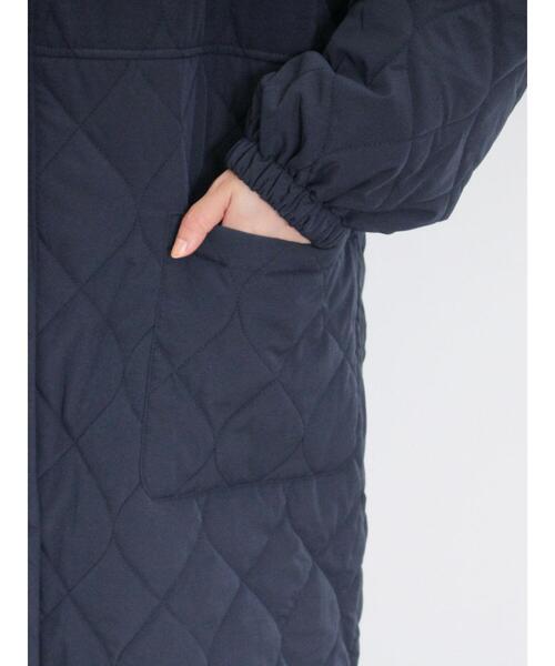 Samansa Mos2（サマンサ モスモス）の「キルトリブスタンドカラーコート（その他アウター・レディース・ネイビー/カーキ/ベージュ・F）」の22枚目の写真