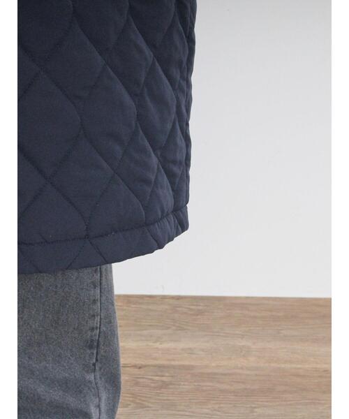 Samansa Mos2（サマンサ モスモス）の「キルトリブスタンドカラーコート（その他アウター・レディース・ネイビー/カーキ/ベージュ・F）」の21枚目の写真