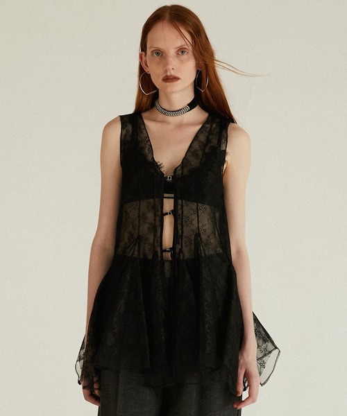 PRANK PROJECT（プランクプロジェクト）の「ボーンチェーンチョーカー / Bone Chain Choker（チョーカー・レディース・シルバー・FREE）」の5枚目の写真