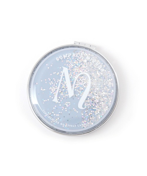 こちらはがりページです(_ _) LAKOLE（ラコレ） コンパクトミラー イニシャルグリッターコンパクト