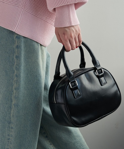 CIAOPANIC TYPY(チャオパニックティピー)の「【2025年S/S新作】【ペットボトル収納可能】台形型ボストンBAG(ショルダーバッグ・レディース・ピンク/シルバー/ブラック・ONE SIZE)」の1枚目の写真