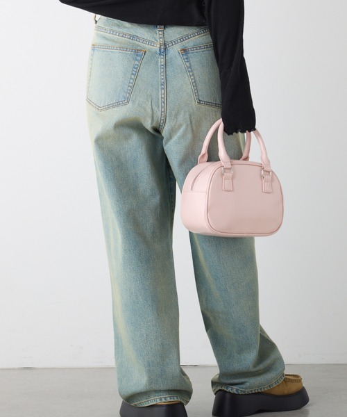 CIAOPANIC TYPY(チャオパニックティピー)の「【2025年S/S新作】【ペットボトル収納可能】台形型ボストンBAG(ショルダーバッグ・レディース・ピンク/シルバー/ブラック・ONE SIZE)」の6枚目の写真