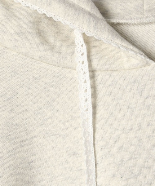 Heather（ヘザー）の「ピコレースフーディ　322058（パーカー・レディース・グレー/ネイビー/オートミール・FREE）」の13枚目の写真