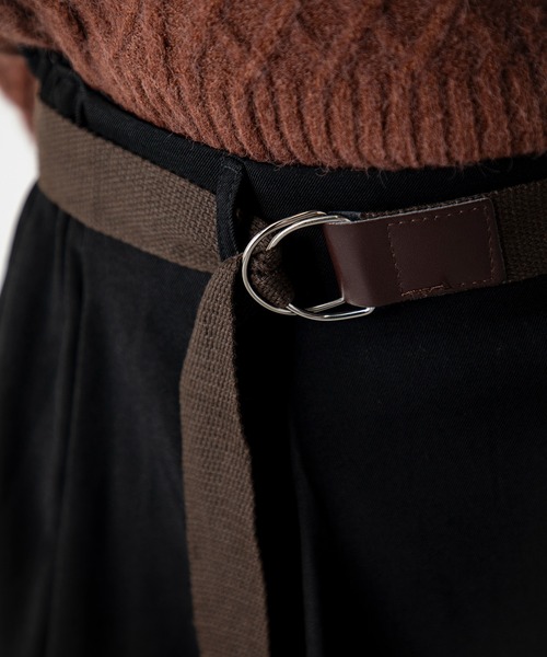 MILLION CARATS（ミリオンカラッツ）の「ヴィンテージモード ショートケーブルニット＆ベルト付きスカートセット（アンサンブル・レディース・レッド系その他/ブラウン/レッド/ホワイト系その他/イエロー/オフホワイト/ブラウン系その他/イエロー系その他・FREE）」の17枚目の写真