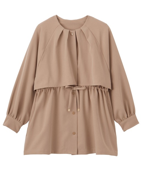 GeeRA（ジーラ）の「ケープデザインミドル丈トレンチコート（トレンチコート・レディース・アイボリー/ベージュ・LARGE/MEDIUM）」の19枚目の写真