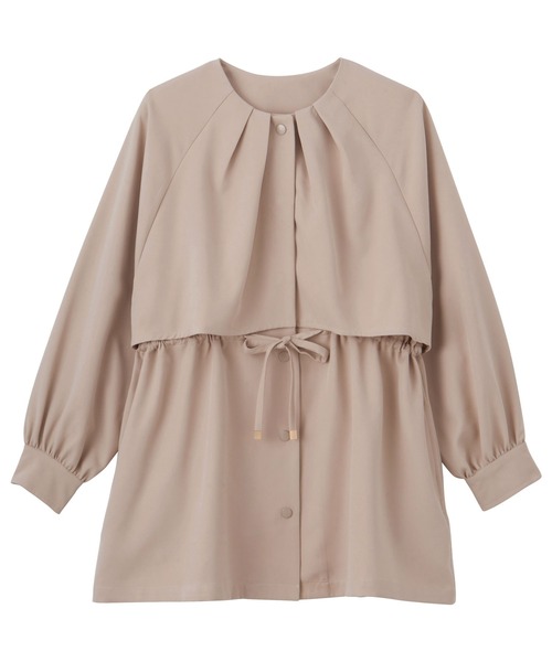 GeeRA（ジーラ）の「ケープデザインミドル丈トレンチコート（トレンチコート・レディース・アイボリー/ベージュ・LARGE/MEDIUM）」の18枚目の写真