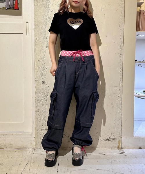 MILK（ミルク）の「メタリックロゴ Tシャツ（Tシャツ/カットソー・レディース・B/A/C/D・FREE）」の19枚目の写真