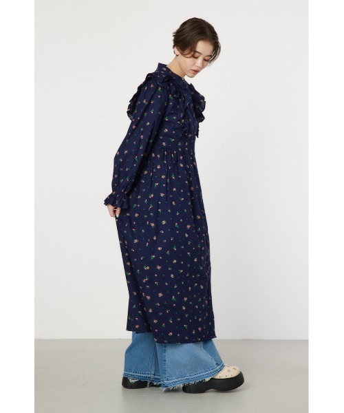 RODEO CROWNS WIDE BOWL（ロデオクラウンズワイドボウル）の「フラワーパターンフリルワンピース（ワンピース・レディース・レッド系その他/ホワイト系その他/ブルー系その他3・FREE）」の9枚目の写真