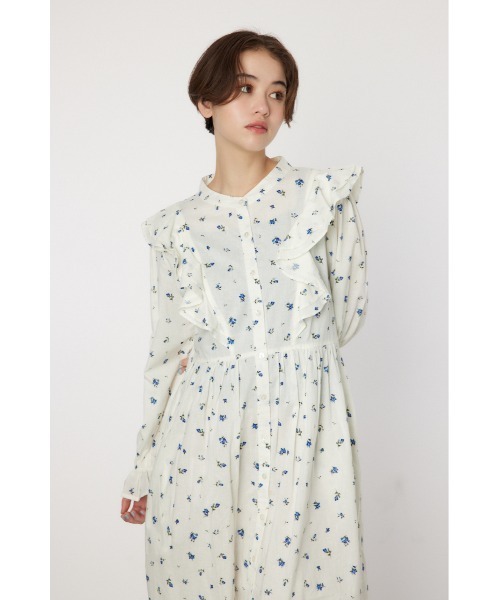 RODEO CROWNS WIDE BOWL（ロデオクラウンズワイドボウル）の「フラワーパターンフリルワンピース（ワンピース・レディース・レッド系その他/ホワイト系その他/ブルー系その他3・FREE）」の20枚目の写真