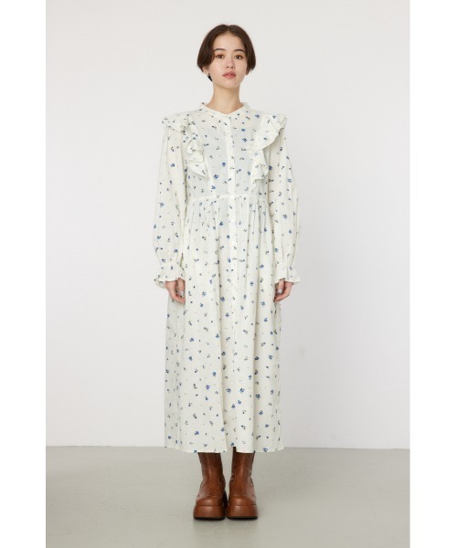 RODEO CROWNS WIDE BOWL（ロデオクラウンズワイドボウル）の「フラワーパターンフリルワンピース（ワンピース・レディース・レッド系その他/ホワイト系その他/ブルー系その他3・FREE）」の19枚目の写真