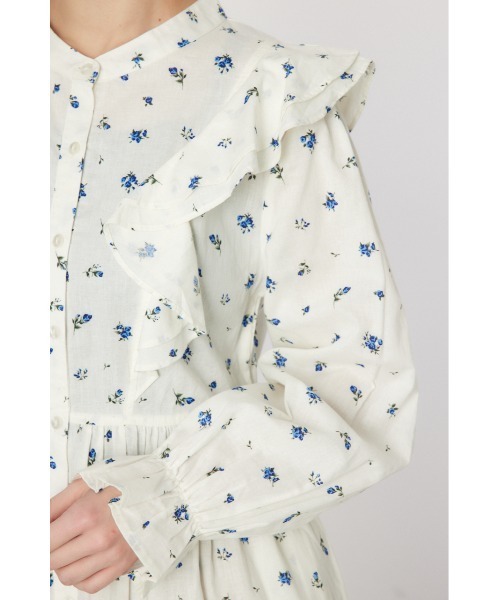 RODEO CROWNS WIDE BOWL（ロデオクラウンズワイドボウル）の「フラワーパターンフリルワンピース（ワンピース・レディース・レッド系その他/ホワイト系その他/ブルー系その他3・FREE）」の15枚目の写真