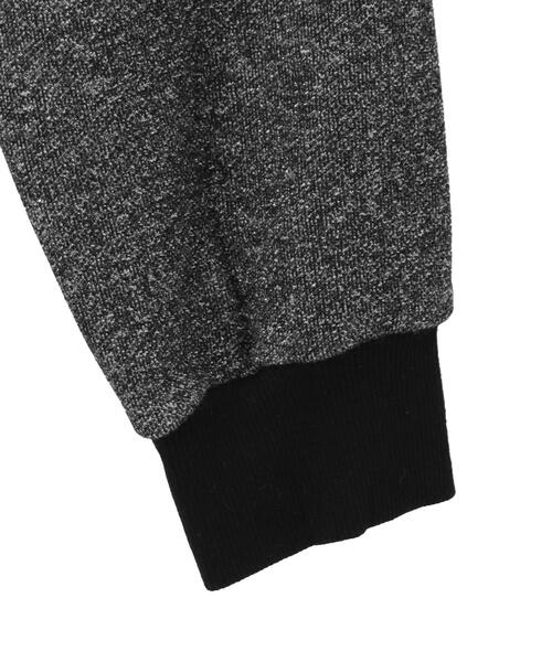 dispark(ディスパーク)の「DISPARK/ローズ刺繍ビジューパーカー(パーカー・レディース・ブラック/オートミール・FREE)」の5枚目の写真