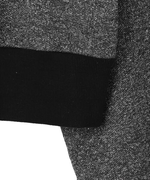 dispark(ディスパーク)の「DISPARK/ローズ刺繍ビジューパーカー(パーカー・レディース・ブラック/オートミール・FREE)」の6枚目の写真