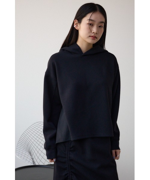 AZUL by moussy(アズールバイマウジー)の「フハクデザインドッキングパーカー(パーカー・レディース・ベージュ/アイボリー/ブラック・SMALL/MEDIUM)」の2枚目の写真