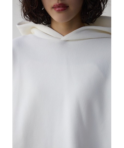 AZUL by moussy(アズールバイマウジー)の「フハクデザインドッキングパーカー(パーカー・レディース・ベージュ/アイボリー/ブラック・SMALL/MEDIUM)」の10枚目の写真