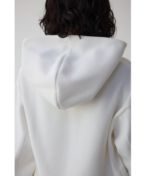 AZUL by moussy(アズールバイマウジー)の「フハクデザインドッキングパーカー(パーカー・レディース・ベージュ/アイボリー/ブラック・SMALL/MEDIUM)」の11枚目の写真