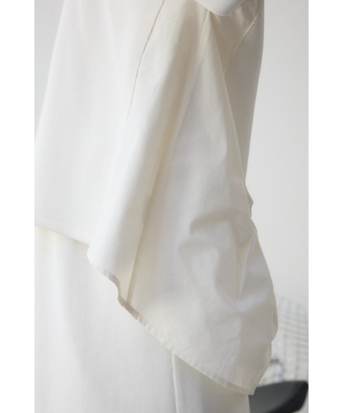 AZUL by moussy(アズールバイマウジー)の「フハクデザインドッキングパーカー(パーカー・レディース・ベージュ/アイボリー/ブラック・SMALL/MEDIUM)」の14枚目の写真