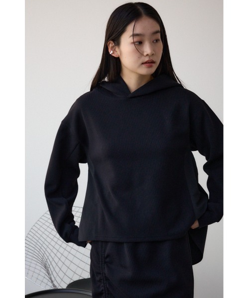 AZUL by moussy(アズールバイマウジー)の「フハクデザインドッキングパーカー(パーカー・レディース・ベージュ/アイボリー/ブラック・SMALL/MEDIUM)」の18枚目の写真