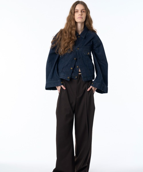 セットアップ対応】【styling/×LEE】デニムブルゾン（デニム