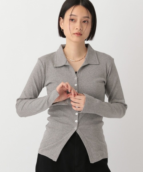 A part by(アパートバイ)の「【別注】miller パネルリブカーディガン(カーディガン/ボレロ・レディース・グレー系その他2・FREE)」の18枚目の写真