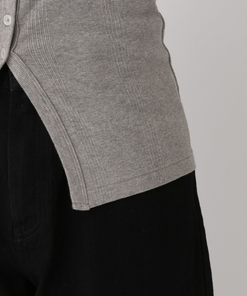 A part by(アパートバイ)の「【別注】miller パネルリブカーディガン(カーディガン/ボレロ・レディース・グレー系その他2・FREE)」の7枚目の写真
