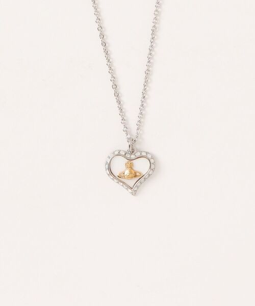 Vivienne Westwood（ヴィヴィアンウエストウッド）の「PETRA PENDANT（ネックレス・レディース・シルバー/ピンク/ゴールド・FREE）」の3枚目の写真