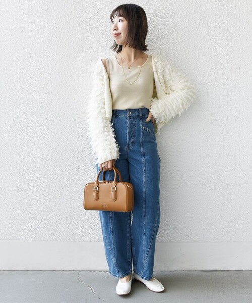 SHIPS(シップス)の「〈洗濯機可能〉2WAY ラメ タンクトップ(タンクトップ・レディース・ホワイト/ベージュ/ブラック/ブラウン/ダークグレー/ホワイト系・ONE SIZE)」の20枚目の写真