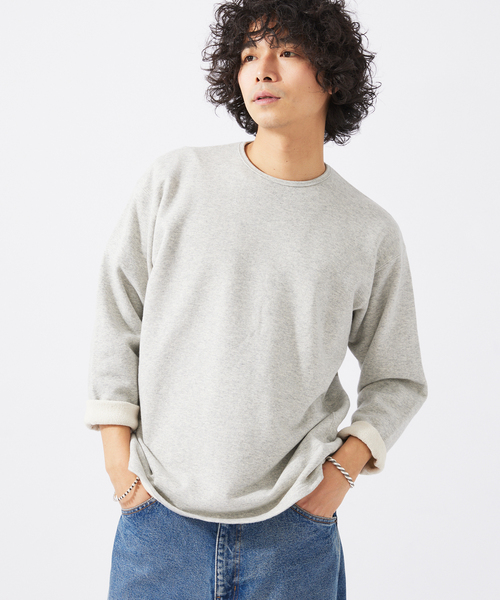 JOURNAL STANDARD relume(ジャーナルスタンダード レリューム)の「クルーネック LOOP スウェットシャツ(スウェット・メンズ・ブラック/ライトグレー/ベージュ系その他・MEDIUM/LARGE)」の22枚目の写真