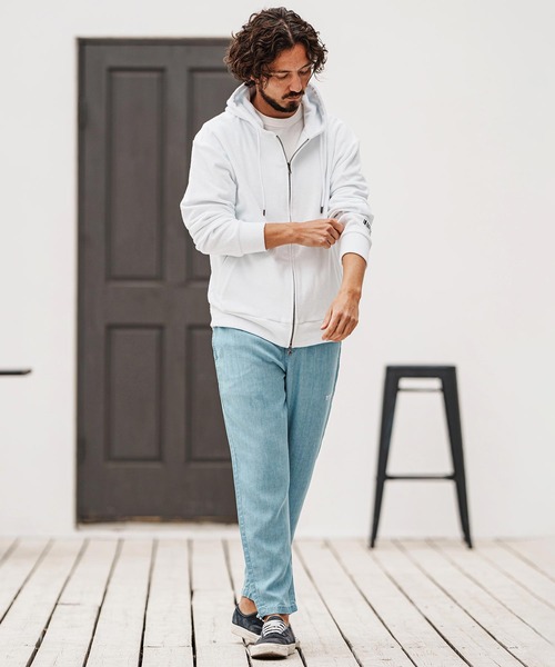 felkod(フィルコッド)の「mpa3725- Cotton Pile Zip Up Parka パーカー(パーカー・メンズ・ホワイト/ブラック/トップグレー・L/M/S)」の8枚目の写真