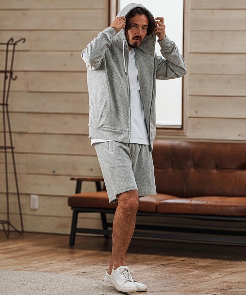 felkod(フィルコッド)の「mpa3725- Cotton Pile Zip Up Parka パーカー(パーカー・メンズ・ホワイト/ブラック/トップグレー・L/M/S)」の15枚目の写真