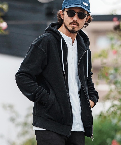 felkod(フィルコッド)の「mpa3725- Cotton Pile Zip Up Parka パーカー(パーカー・メンズ・ホワイト/ブラック/トップグレー・L/M/S)」の16枚目の写真