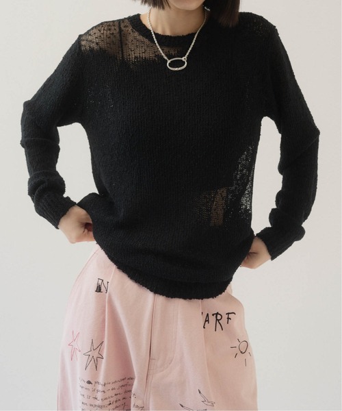 damage knit pullover（ニット/セーター）｜Knuth Marf