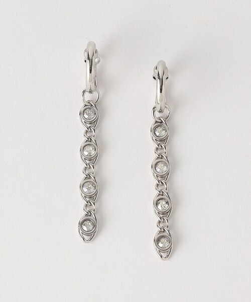 Soierie（ソワリー）の「＜Soierie＞Dark Metal イヤリング-2WAY-（イヤリング・レディース・シルバー・FREE）」の4枚目の写真