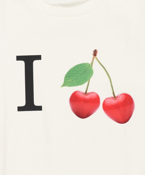 SPINNS(スピンズ)の「半袖ピタTシャツ/I LOVE フルーツ(Tシャツ/カットソー・レディース・ブラック系その他2/ブラック系その他/ホワイト系その他2/ホワイト系その他・ONESIZE)」の12枚目の写真