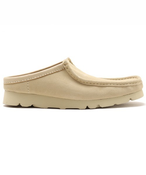 のりぞうクラークス　ワラビー　ベージュ 　新品未使用　24cm Clarks Wallabee Slip / クラークス ワラビー スリップ（ブーツ